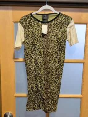 Barneys New York X Edith Miller CO-OP Black Label on Olive Green Tee